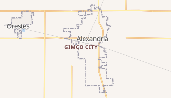 Alexandria, Indiana map