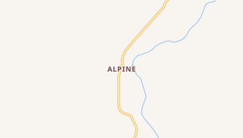 Alpine, Indiana map