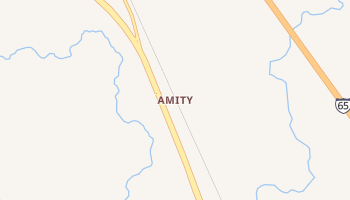 Amity, Indiana map