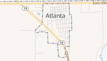 Atlanta, Indiana map