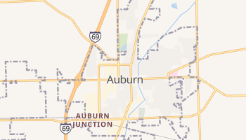 Auburn, Indiana map