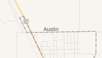 Austin, Indiana map