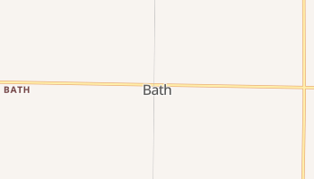 Bath, Indiana map
