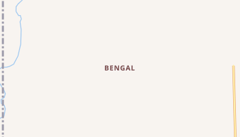 Bengal, Indiana map