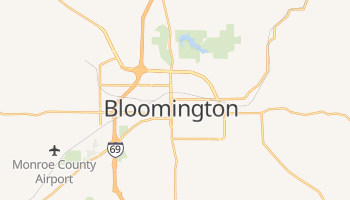 Bloomington, Indiana map