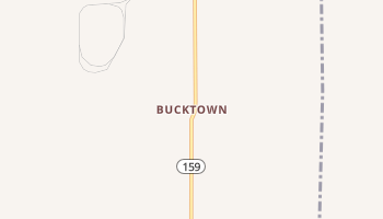 Bucktown, Indiana map