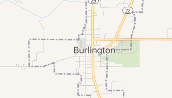 Burlington, Indiana map