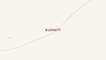 Burnett, Indiana map
