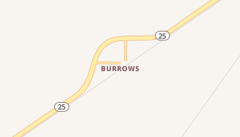 Burrows, Indiana map