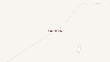 Caborn, Indiana map