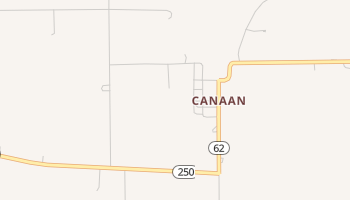 Canaan, Indiana map