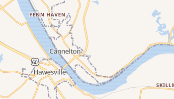 Cannelton, Indiana map