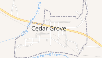 Cedar Grove, Indiana map