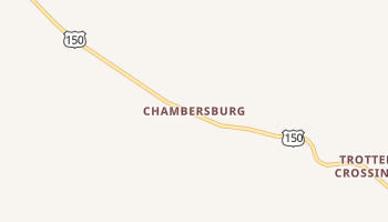 Chambersburg, Indiana map