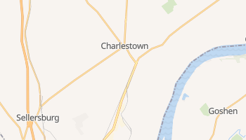 Charlestown, Indiana map