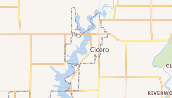 Cicero, Indiana map