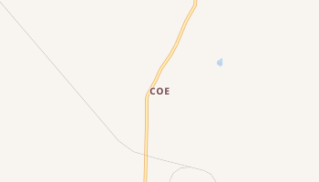 Coe, Indiana map