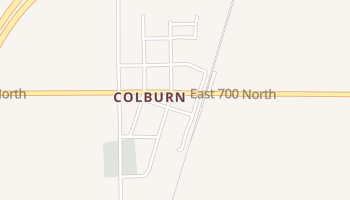 Colburn, Indiana map