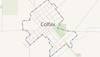 Colfax, Indiana map