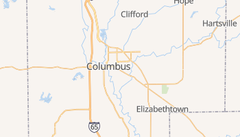 Columbus, Indiana map