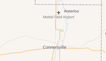 Connersville, Indiana map