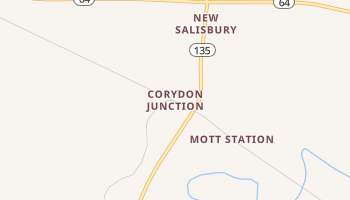 Corydon Junction, Indiana map