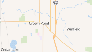 Crown Point, Indiana map