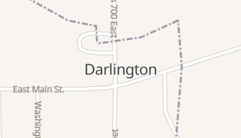 Darlington, Indiana map