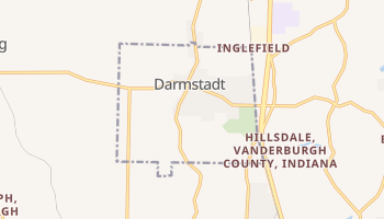 Darmstadt, Indiana map