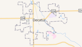 Decatur, Indiana map