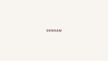 Denham, Indiana map
