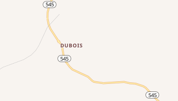 Dubois, Indiana map