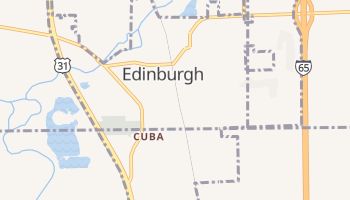 Edinburgh, Indiana map