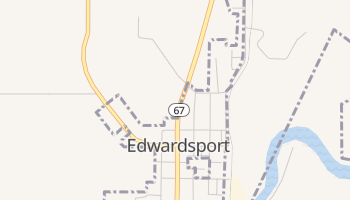 Edwardsport, Indiana map