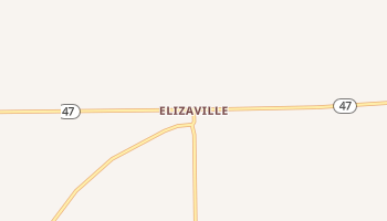 Elizaville, Indiana map
