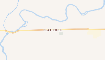 Flat Rock, Indiana map