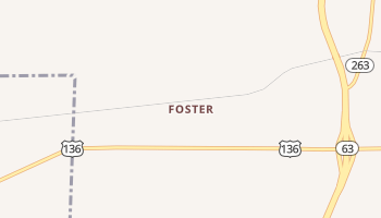 Foster, Indiana map