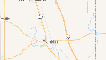 Franklin, Indiana map