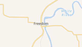 Freedom, Indiana map