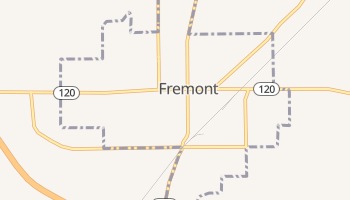 Fremont, Indiana map
