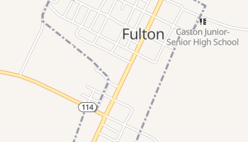 Fulton, Indiana map