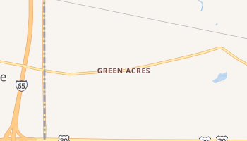 Green Acres, Indiana map