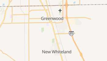 Greenwood, Indiana map