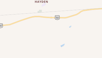 Hayden, Indiana map