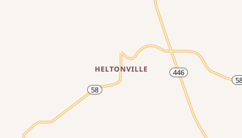 Heltonville, Indiana map