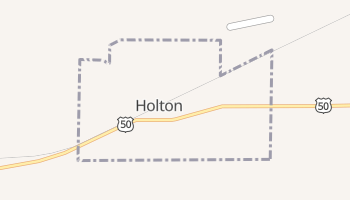Holton, Indiana map