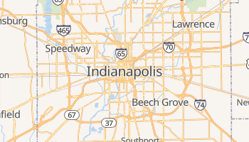 Indianapolis, Indiana map