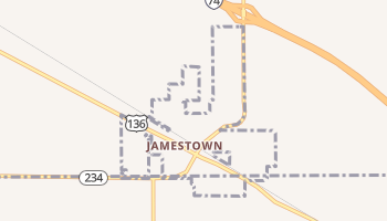 Jamestown, Indiana map