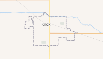 Knox, Indiana map