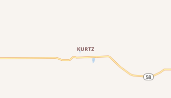 Kurtz, Indiana map